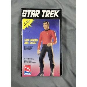 Star Trek Chief Engineer Mr. Scott 12” Figure Model Kit #8777 AMT/ERTL New &Seal